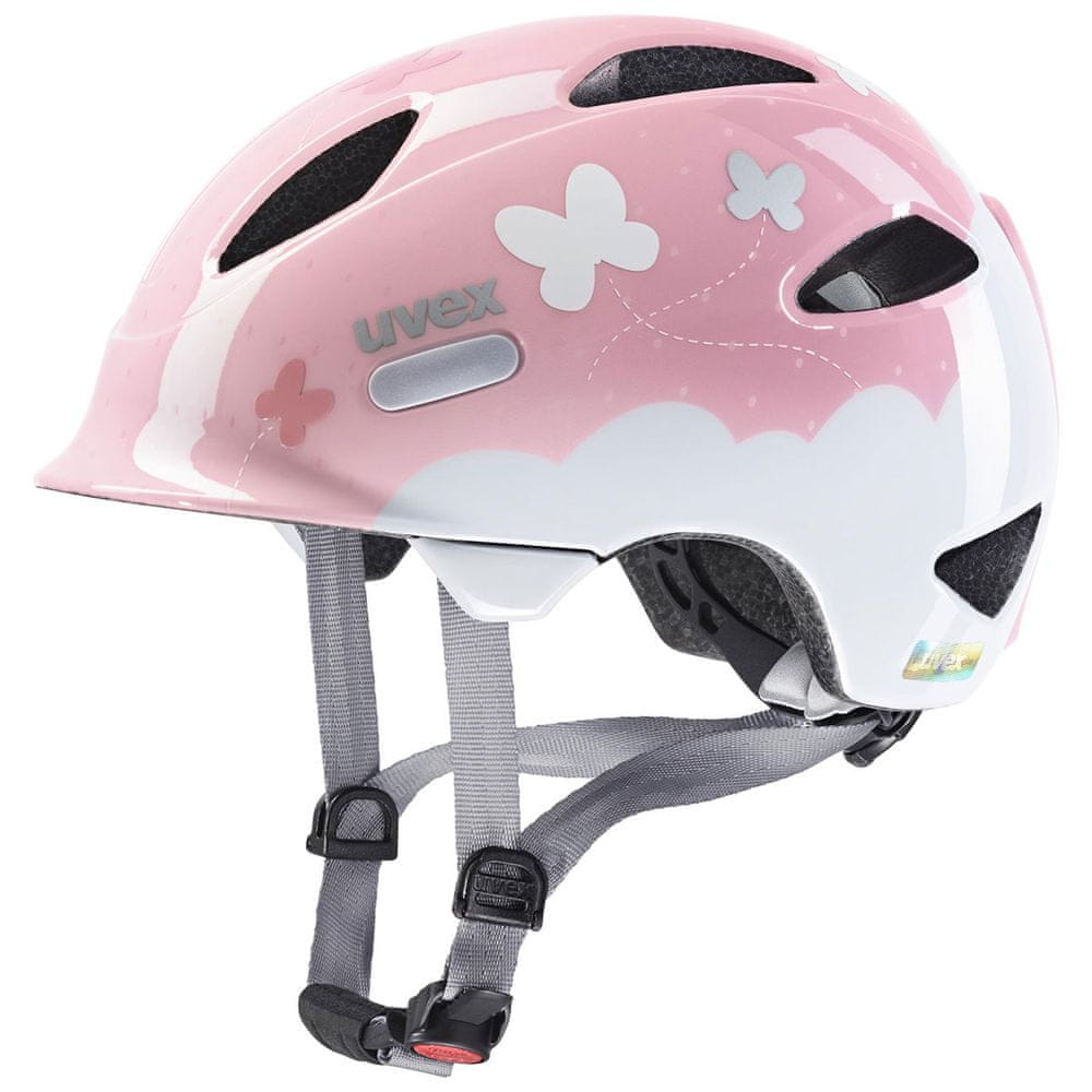 Levně Uvex helma OYO STYLE bílá/růžová 46 - 50 - rozbaleno