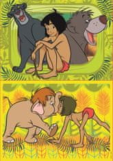 Educa Puzzle Kniha džunglí: S přáteli 2x48 dílků