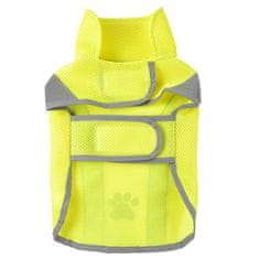 LoveStory Reflexní nepromokavá vesta pro psy, 40cm, žlutá