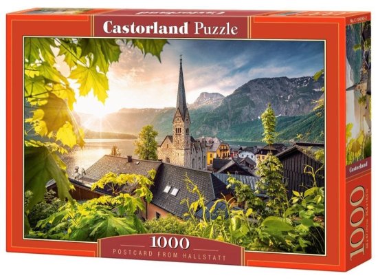 Castorland Puzzle Pohled na střechy Hallstattu 1000 dílků