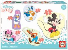 Educa Baby puzzle Mickey a přátelé 5v1 (3-5 dílků)