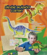 Artlover 3D puzzle Dinosauři s barvičkami - sada 3ks