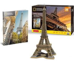 CubicFun 3D puzzle National Geographic: Eiffelova věž 80 dílků
