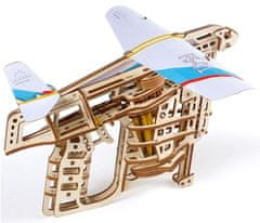UGEARS 3D dřevěné puzzle Kluzák se startérem 200 dílků