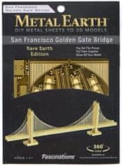 Metal Earth 3D puzzle Most Golden Gate (zlatý)