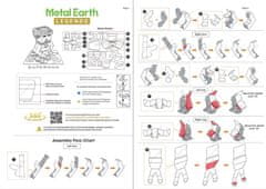Metal Earth 3D puzzle Justice League: Superman figurka