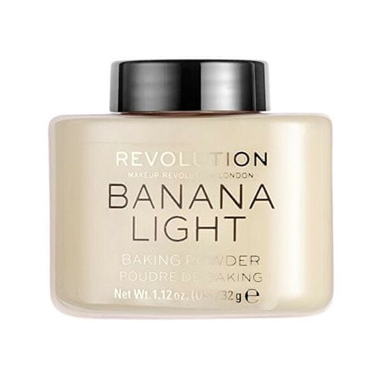 Makeup Revolution Transparentní pudr (Loose Baking Powder Banana Light) 32 g