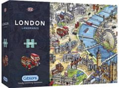 Gibsons Puzzle Londýnské památky 1000 dílků