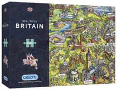 Gibsons Puzzle Nádherná Británie 1000 dílků