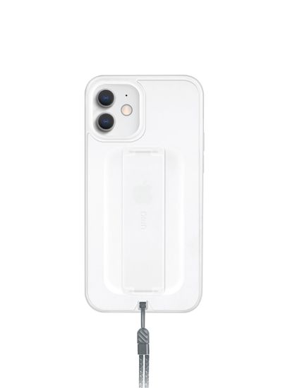 UNIQ HYBRID IPHONE 12 MINI HELDRO ANTIMICROBIAL - NATURAL FROST (FROSTED)