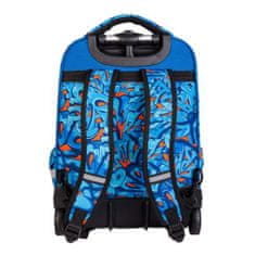 Target Školní batoh trolley , Modrý, se vzorem