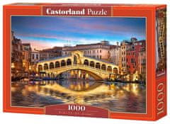 Castorland Puzzle Noční most Rialto, Benátky 1000 dílků