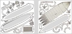 Metal Earth 3D puzzle Vzducholoď Graf Zeppelin