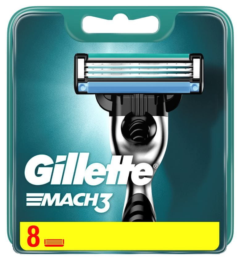 Gillette Mach3 holicí hlavice pro muže 8 ks
