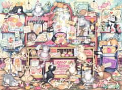 Ravensburger Puzzle Crazy Cats: Cukrárna pana Catkina 500 dílků