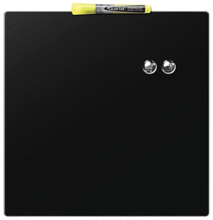 Rexel Magnetická tabule "Square Tile", popisovatelná, 360x360mm, černá