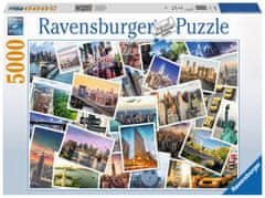 Ravensburger Puzzle New York nikdy nespí 5000 dílků