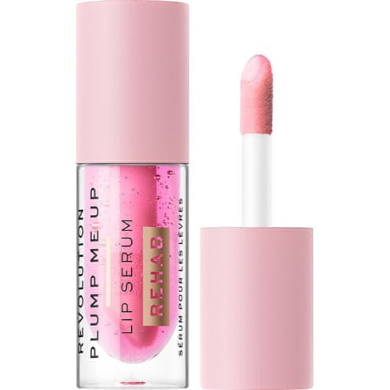 Makeup Revolution Vyživující sérum na rty Rehab Plump Me Up Pink Glaze (Lip Serum) 4,6 ml