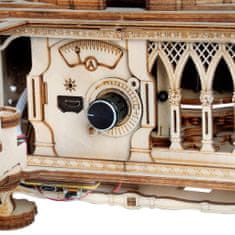 Robotime Rokr 3D dřevěné puzzle Klasický gramofon 424 dílků