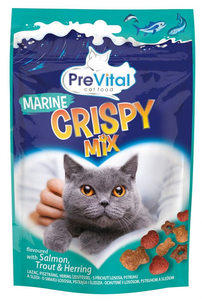 PreVital Snack kočka mix ryb 8×60 g