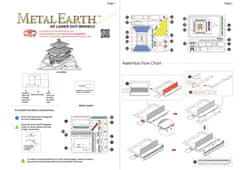 Metal Earth 3D puzzle Chrám Kinkaku-ji (zlatý)