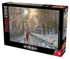AnaTolian Puzzle Zimní krajina 2000 dílků