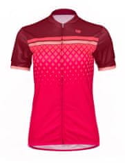 Etape Dámský cyklistický dres Diamond Bordeaux/Růžová růžová M