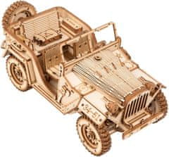 Robotime Rokr 3D dřevěné puzzle Vojenský džíp 369 dílků