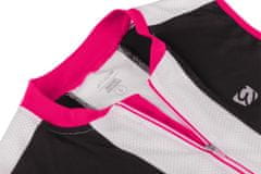 Etape Dámský cyklistický dres Pretty černá/růžová XL