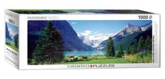EuroGraphics Panoramatické puzzle Jezero Louise, Canadian Rockies 1000 dílků
