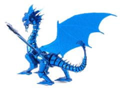 Metal Earth 3D puzzle Modrý drak (ICONX)