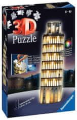 Ravensburger Svítící 3D puzzle Noční edice Šikmá věž v Pise 216 dílků