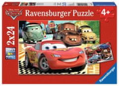 Ravensburger Puzzle Auta 2: Výlet do Evropy 2x24 dílků