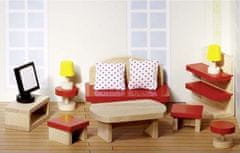 Goki Nábytek pro panenky: Obývací pokoj Basic