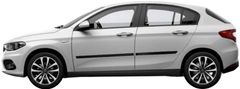 Ochranné boční lišty na dveře, Fiat Tipo 2016- , Combi, Hatchback