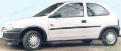 Rider Ochranné boční lišty na dveře, Opel Corsa B, 1993-2000, 3 dveř.,