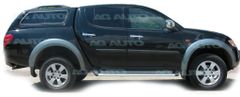 Rider Ochranné boční lišty na dveře, Mitsubishi L200 IV, 2006-2016