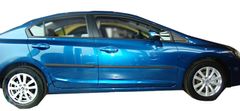 Rider Ochranné boční lišty na dveře, Honda Civic IX, 2012-2017, 4 dveř, Sedan