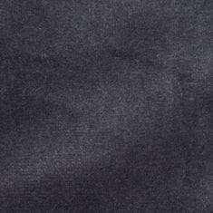Atmosphera Závěsy z polyestru v antracitové barvě, 260x140 cm