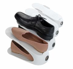 Wenko Organizéry na obuv, bílá barva, sada 4 ks