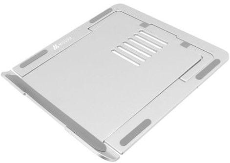 MISURA Ergonomický podstavec pre notebook ME07 ergonomický, protišmykové zarážky veľmi skladný notebooky a tablety o veľkosti 15.6 palcov