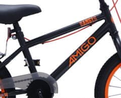 Amigo BMX Danger Junior 16palcové kolo, černá oranžová