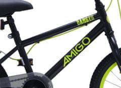 Amigo BMX Danger Junior 16palcové kolo, černo žluté
