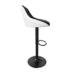 Aga Barová židle Černá/Černo-bílá