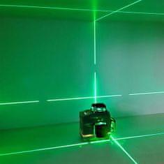 Solight laserová vodováha LLM360, 12 linií, 360°, zelený laser