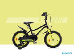 Amigo Jumper 14palcové chlapecké kolo, černo žluté