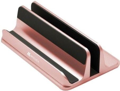 MISURA Odkládací podstavec pro notebook a mobil MH01, růžově zlatá