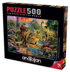 AnaTolian Puzzle Království dinosaurů 500 dílků