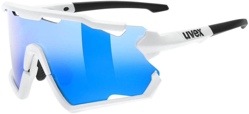 Uvex SPORTSTYLE 228 SET WHITE MAT / MIRROR BLUE (CAT.2) + CLEAR (CAT. 0)