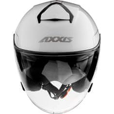 AXXIS HELMETS Otevřená helma AXXIS MIRAGE SV ABS solid bílá lesklá S - 2XL